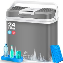 Kesser® Glacière 24 litres | REFROIDIT et RÉCHAUFFE | Glacière thermoélectrique 12 Volts et 230 Volts | Mini-réfrigérateur | pour la voiture et le camping